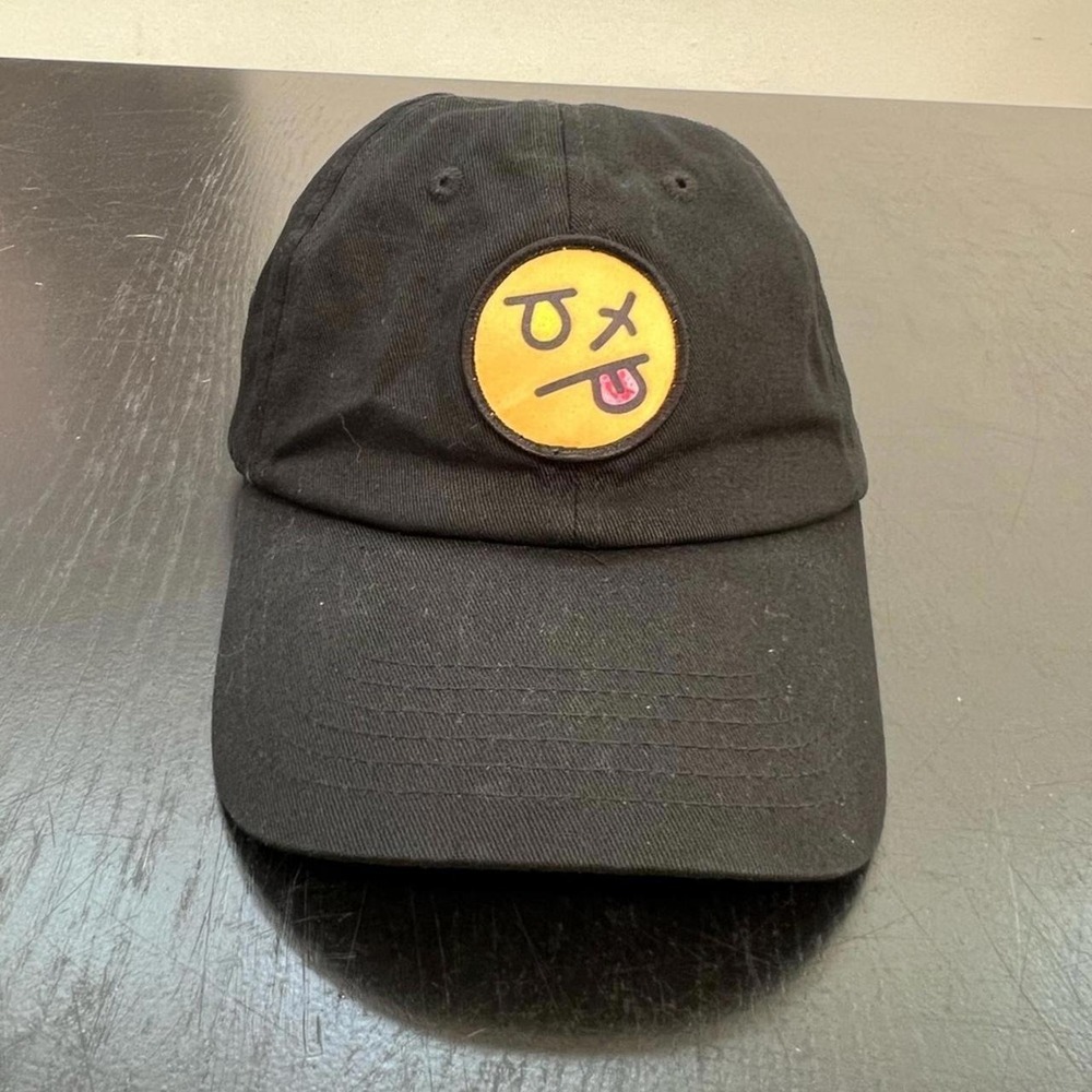 Borderlands Movie Promo Hat‎ Black Psycho Mask Emoji Adjustable Cap OSFA